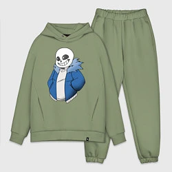 Мужской костюм оверсайз Sans, цвет: авокадо