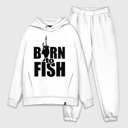 Мужской костюм оверсайз Born to fish