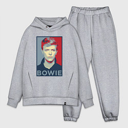 Мужской костюм оверсайз Bowie Poster, цвет: меланж