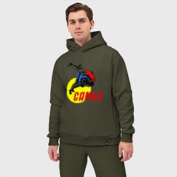 Мужской костюм оверсайз Спортивное самбо, цвет: хаки — фото 2