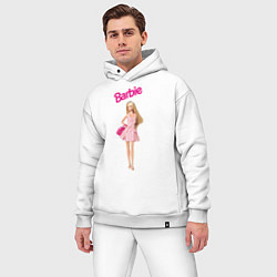 Мужской костюм оверсайз Барби на прогулке, цвет: белый — фото 2