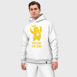 Мужской костюм оверсайз Praise the Sun, цвет: белый — фото 2