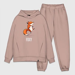 Мужской костюм оверсайз Little Foxy, цвет: пыльно-розовый