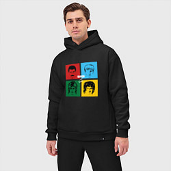 Мужской костюм оверсайз Queen Hot Space, цвет: черный — фото 2