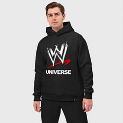 Мужской костюм оверсайз WWE universe, цвет: черный — фото 2