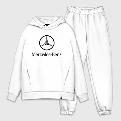 Мужской костюм оверсайз Logo Mercedes-Benz, цвет: белый