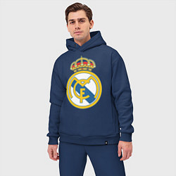 Мужской костюм оверсайз Real Madrid FC, цвет: тёмно-синий — фото 2