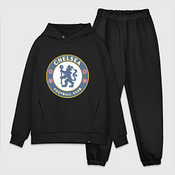 Мужской костюм оверсайз Chelsea FC, цвет: черный