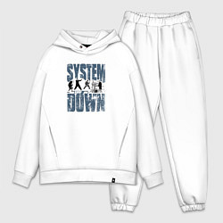 Мужской костюм оверсайз System of a Down большое лого
