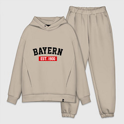 Мужской костюм оверсайз FC Bayern Est. 1900