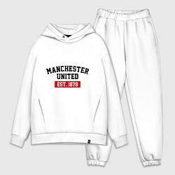 Мужской костюм оверсайз FC Manchester United Est. 1878