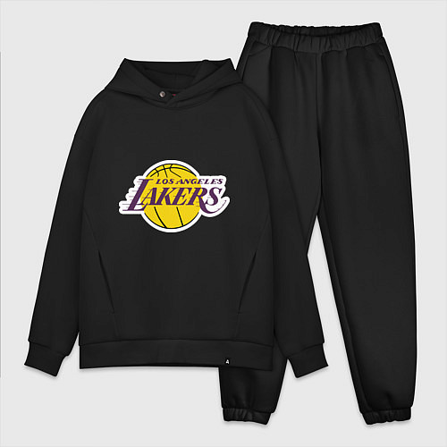 Мужской костюм оверсайз LA Lakers / Черный – фото 1