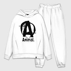 Мужской костюм оверсайз Animal Logo