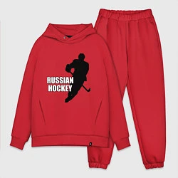 Мужской костюм оверсайз Russian Red Hockey, цвет: красный