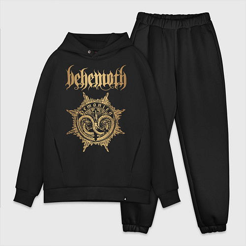 Мужской костюм оверсайз Behemoth: Demonica / Черный – фото 1