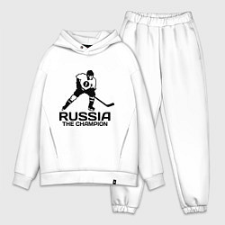 Мужской костюм оверсайз Russia: Hockey Champion