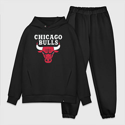 Мужской костюм оверсайз CHICAGO BULLS, цвет: черный