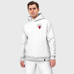 Мужской костюм оверсайз CHICAGO BULLS НА СПИНЕ, цвет: белый — фото 2