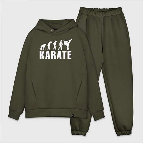 Мужской костюм оверсайз Karate Evolution / Хаки – фото 1