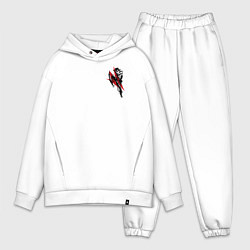 Мужской костюм оверсайз Киокушинкай, цвет: белый