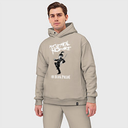 Мужской костюм оверсайз My Chemical Romance, цвет: миндальный — фото 2