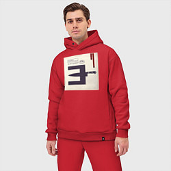 Мужской костюм оверсайз Eminem MTBMB, цвет: красный — фото 2
