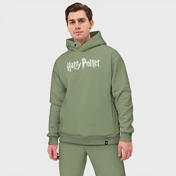 Мужской костюм оверсайз Harry Potter, цвет: авокадо — фото 2