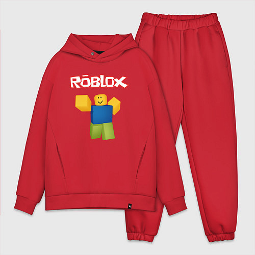 Мужской костюм оверсайз ROBLOX / Красный – фото 1