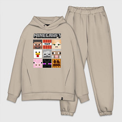 Мужской костюм оверсайз MINECRAFT