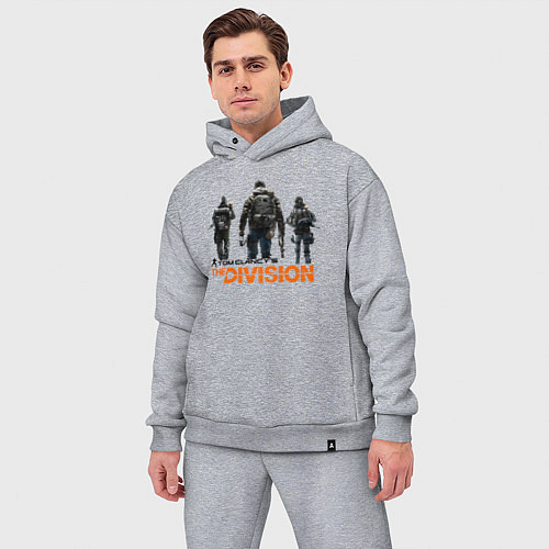 Мужской костюм оверсайз The Division 2 / Меланж – фото 3