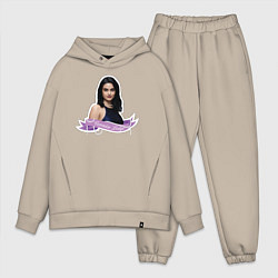 Мужской костюм оверсайз VERONICA LODGE, цвет: миндальный