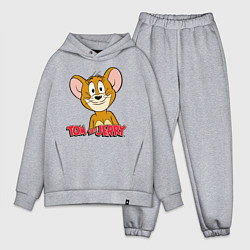 Мужской костюм оверсайз Tom & Jerry, цвет: меланж
