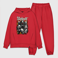 Мужской костюм оверсайз Slipknot, цвет: красный