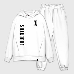 Мужской костюм оверсайз JUVENTUS, цвет: белый