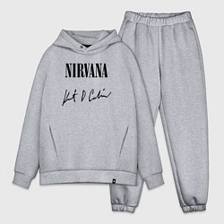 Мужской костюм оверсайз NIRVANA АВТОГРАФ КУРТА КОБЕЙНА