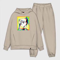 Мужской костюм оверсайз Сейлор Мун Усаги Цукино Sailor, цвет: миндальный