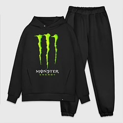 Мужской костюм оверсайз MONSTER ENERGY, цвет: черный