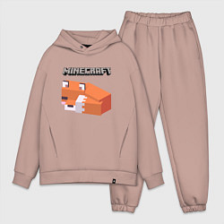 Мужской костюм оверсайз MINERCRAFT, цвет: пыльно-розовый