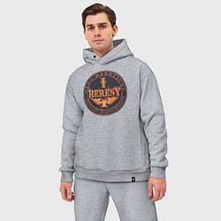 Мужской костюм оверсайз Ordo hereticus, цвет: меланж — фото 2