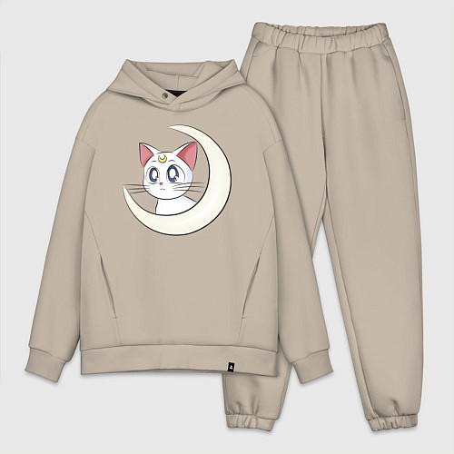 Мужской костюм оверсайз Artemis / Миндальный – фото 1