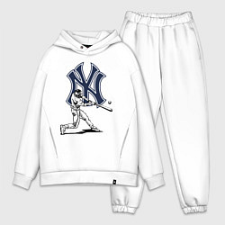 Мужской костюм оверсайз New York Yankees - baseball team, цвет: белый