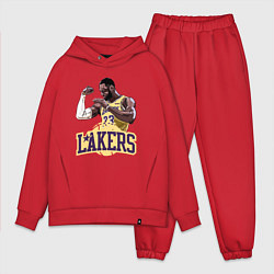 Мужской костюм оверсайз LeBron - Lakers, цвет: красный