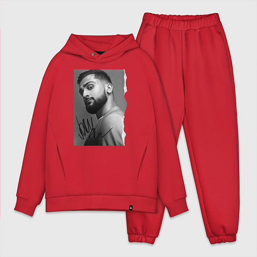 Мужской костюм оверсайз Jony / Красный – фото 1