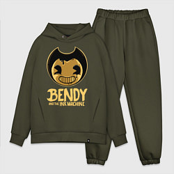 Мужской костюм оверсайз Bendy And The Ink Machine, цвет: хаки