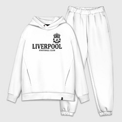 Мужской костюм оверсайз Liverpool FC, цвет: белый