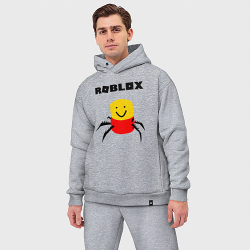 Мужской костюм оверсайз ROBLOX / Меланж – фото 3