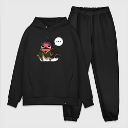 Мужской костюм оверсайз Nero bird, цвет: черный