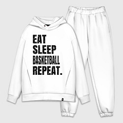 Мужской костюм оверсайз EAT SLEEP BASKETBALL REPEAT