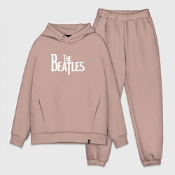 Мужской костюм оверсайз The Beatles, цвет: пыльно-розовый
