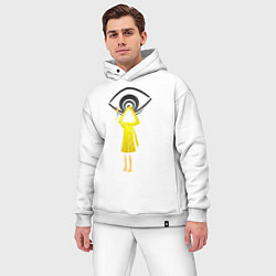 Мужской костюм оверсайз LITTLE NIGHTMARES, цвет: белый — фото 2